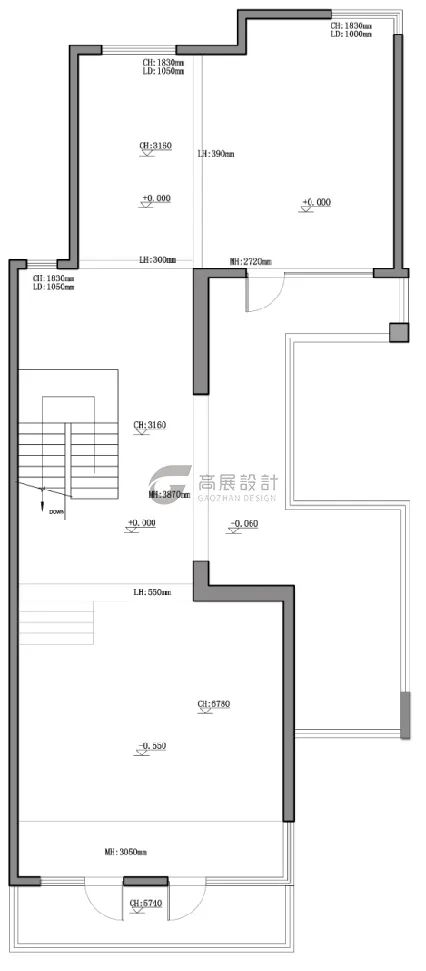 苏州别墅装饰 | 龙山豪庭平面方案解析(图11)